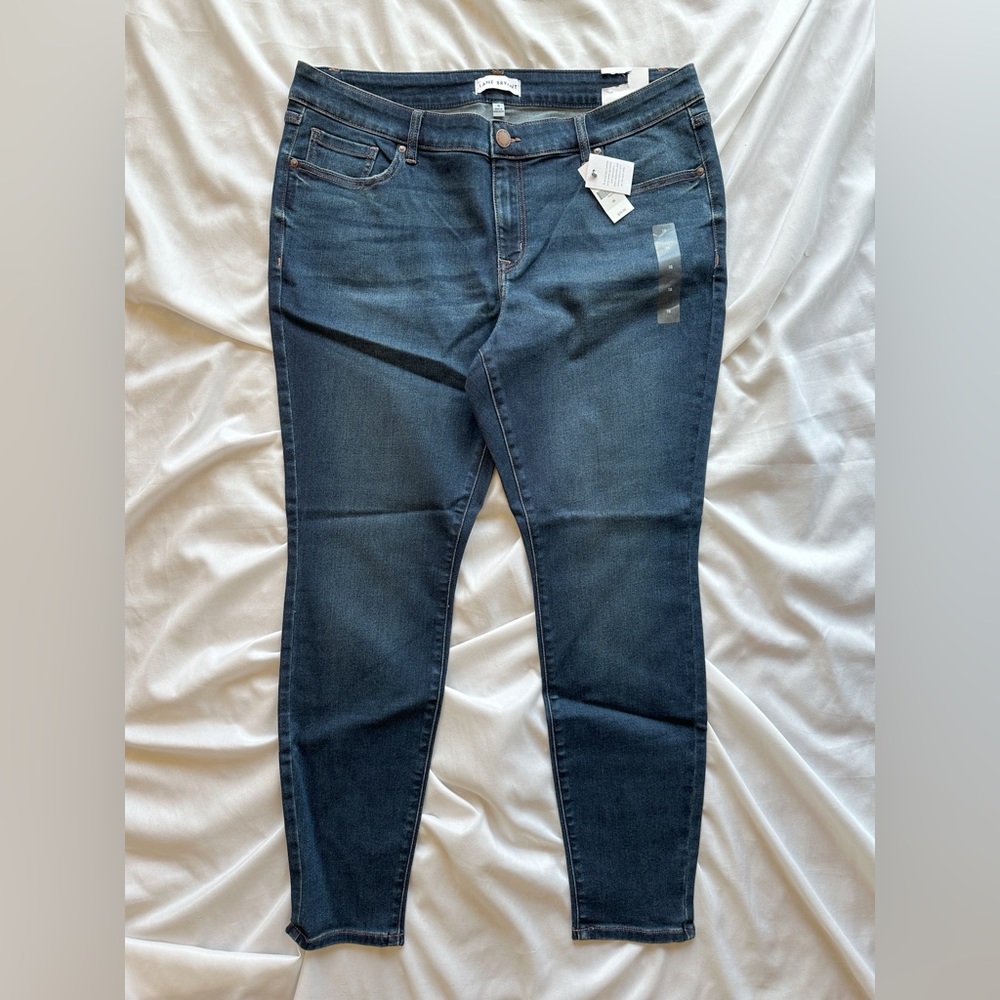 NWT Lane Bryant Signature Fit Mid Rise Skinny Jeans Women's 18 Retails $80